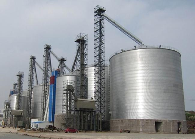 沉湖管委会大型钢板库构造参数及水泥储存质量