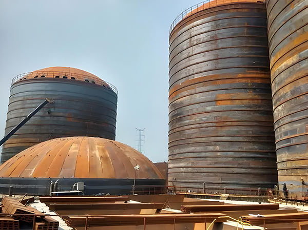 沉湖管委会焦粉钢板仓